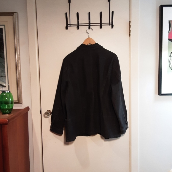 Dark blue denim jacket - Picture 4 of 7